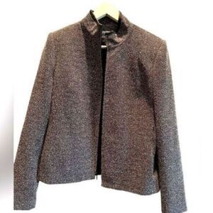 EUC - Delicia Women’s Black Business Professional Silk Lined Blazet - Size 6